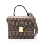 Fendi Zucca Shoulder Bag · Canvas Leather