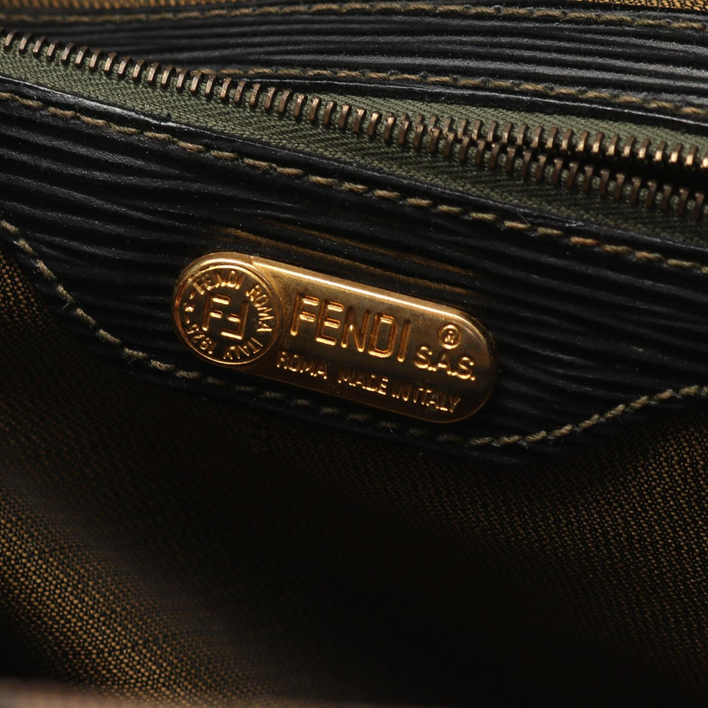 Fendi Zucca Shoulder Bag · Canvas Leather