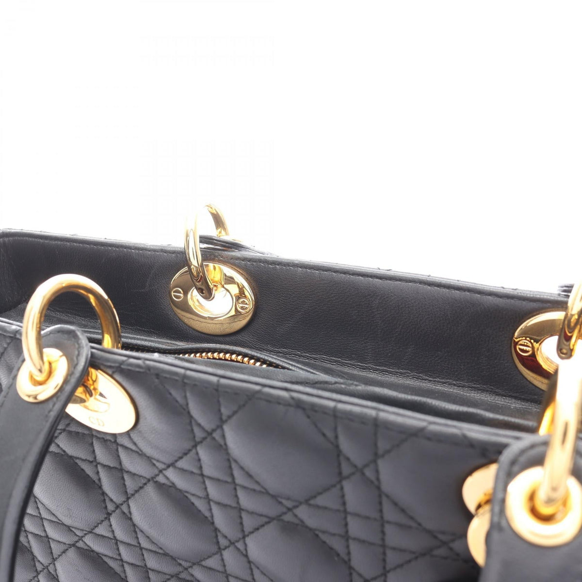 Dior Large Cannage · Leather Handbag