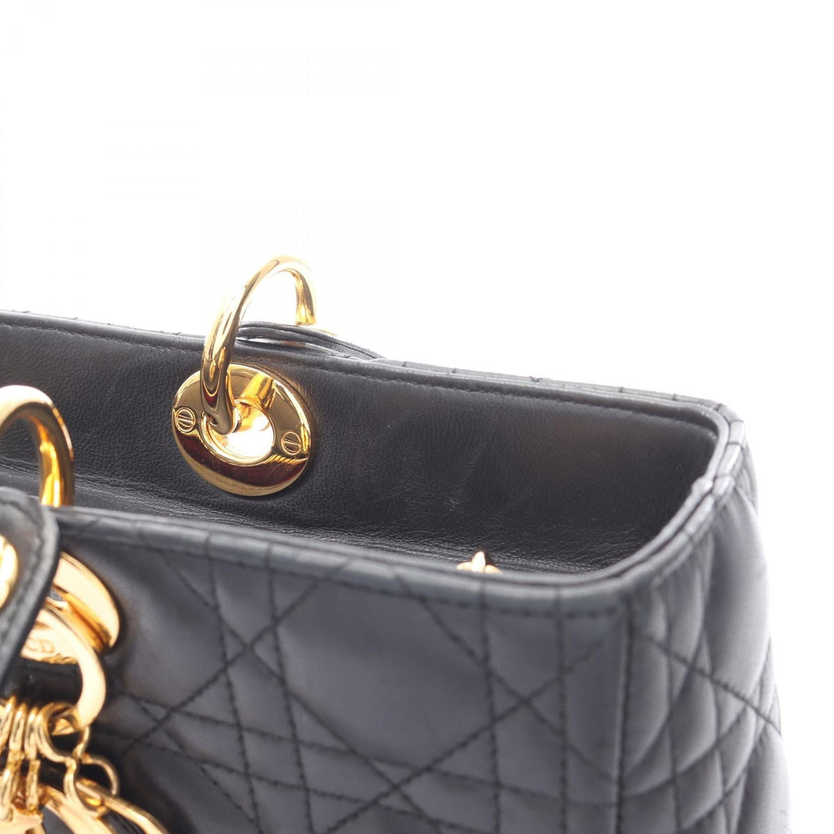 Dior Large Cannage · Leather Handbag