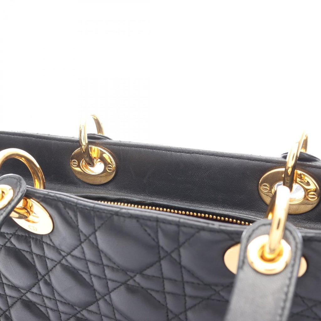 Dior Large Cannage · Leather Handbag