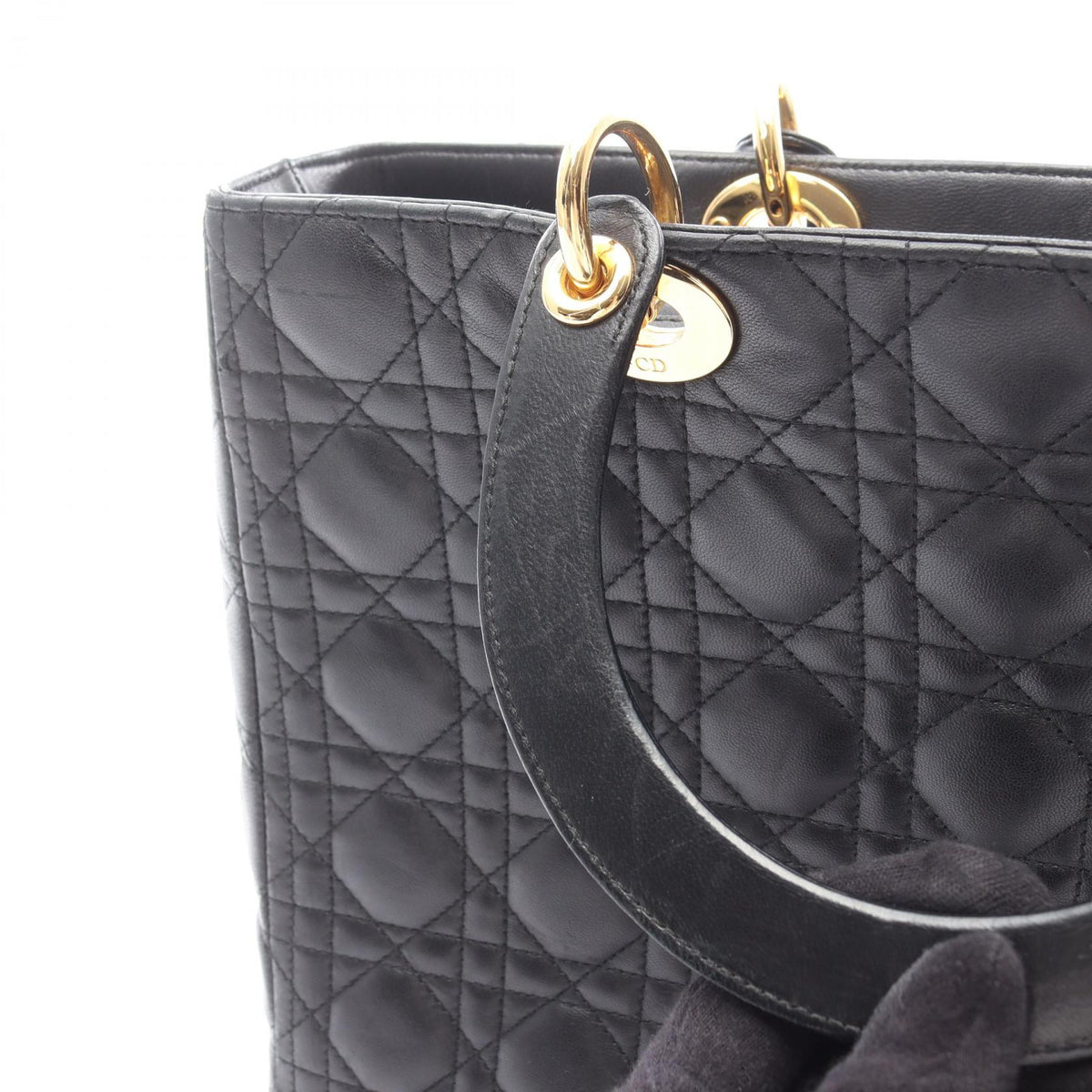 Dior Large Cannage · Leather Handbag