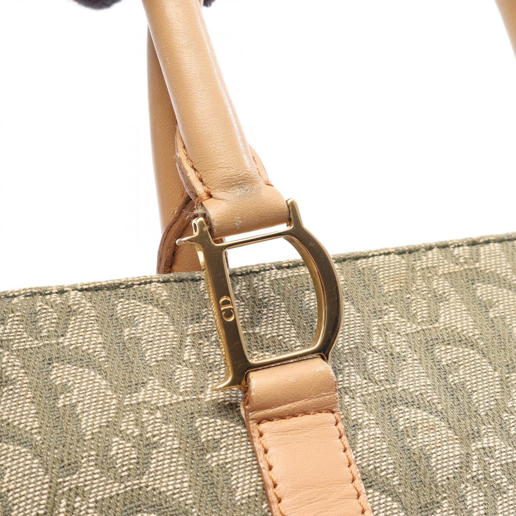 Dior Trotter Tote · Canvas Leather