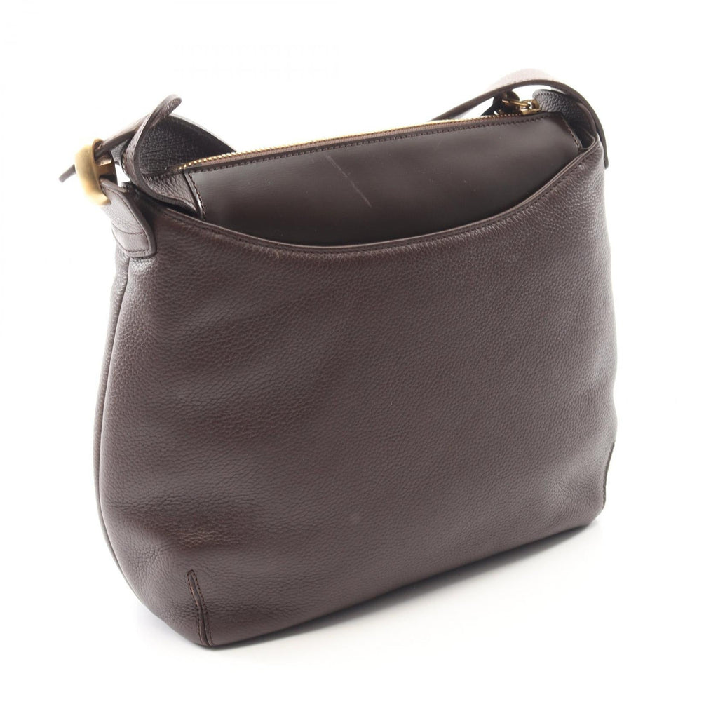 Loewe Logo · Leather Shoulder Bag