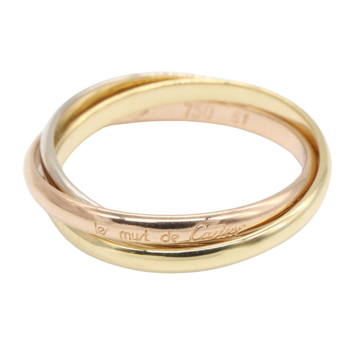 Cartier Trinity Ring · Tri-Gold