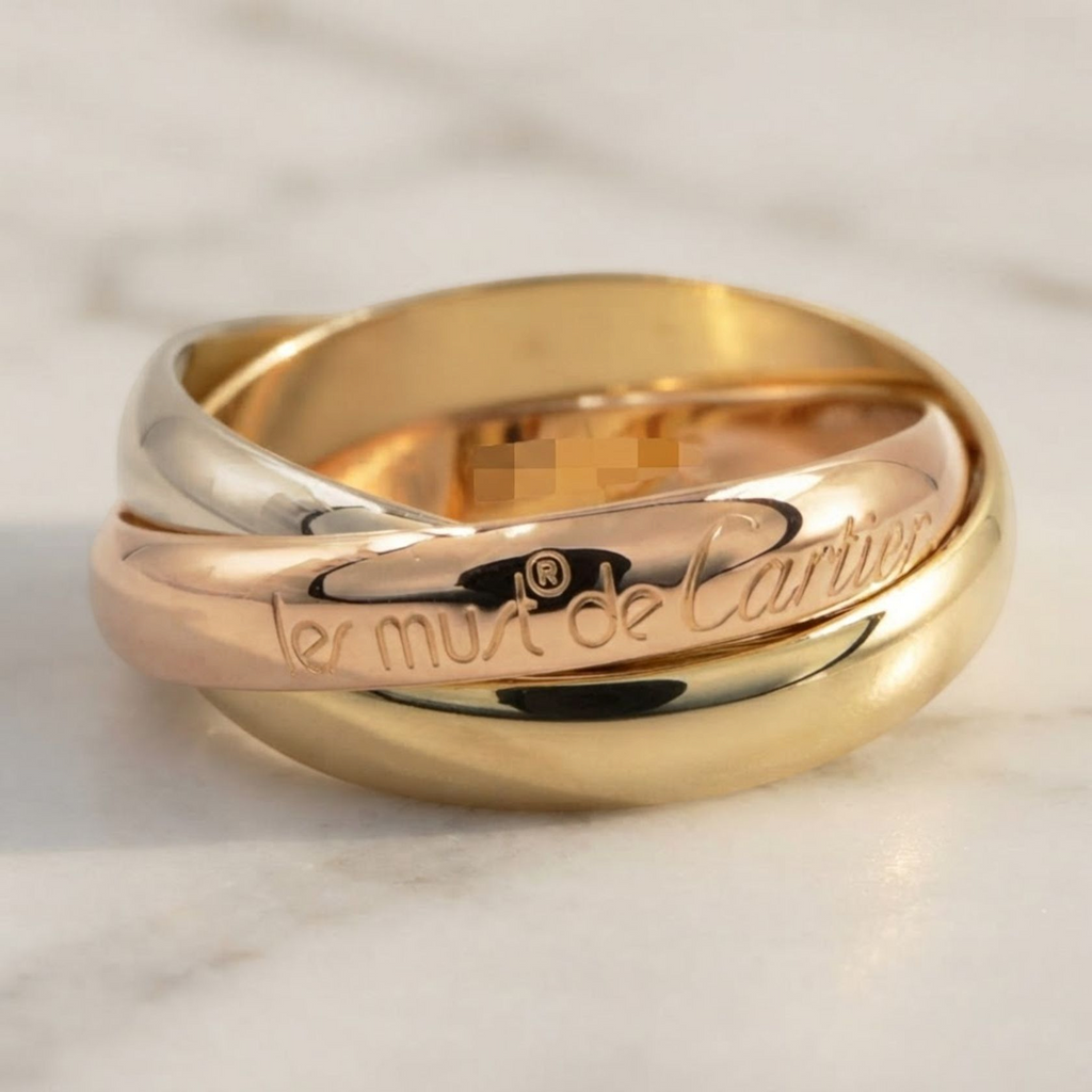 Cartier Trinity Ring · Tri-Gold