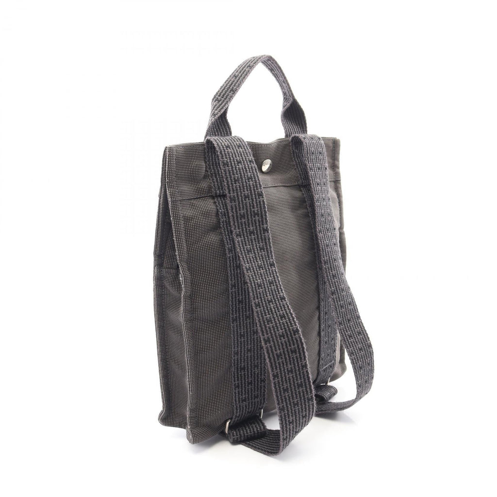 Hermès Herline · Nylon Canvas Backpack