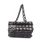 Chanel Camellia · Canvas Tote · Chain