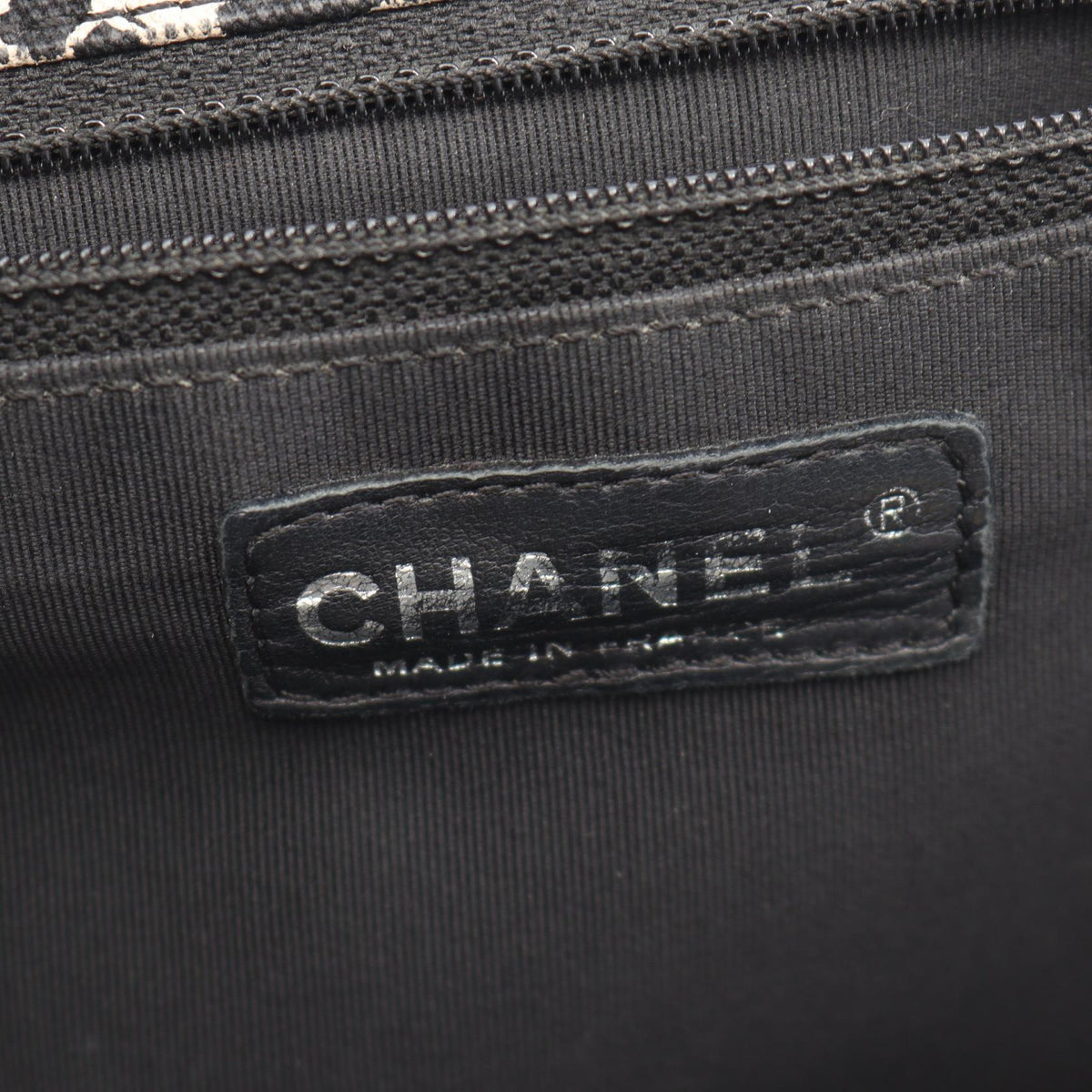 Chanel Camellia · Canvas Tote · Chain