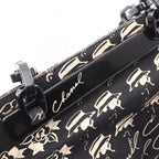 Chanel Camellia · Canvas Tote · Chain