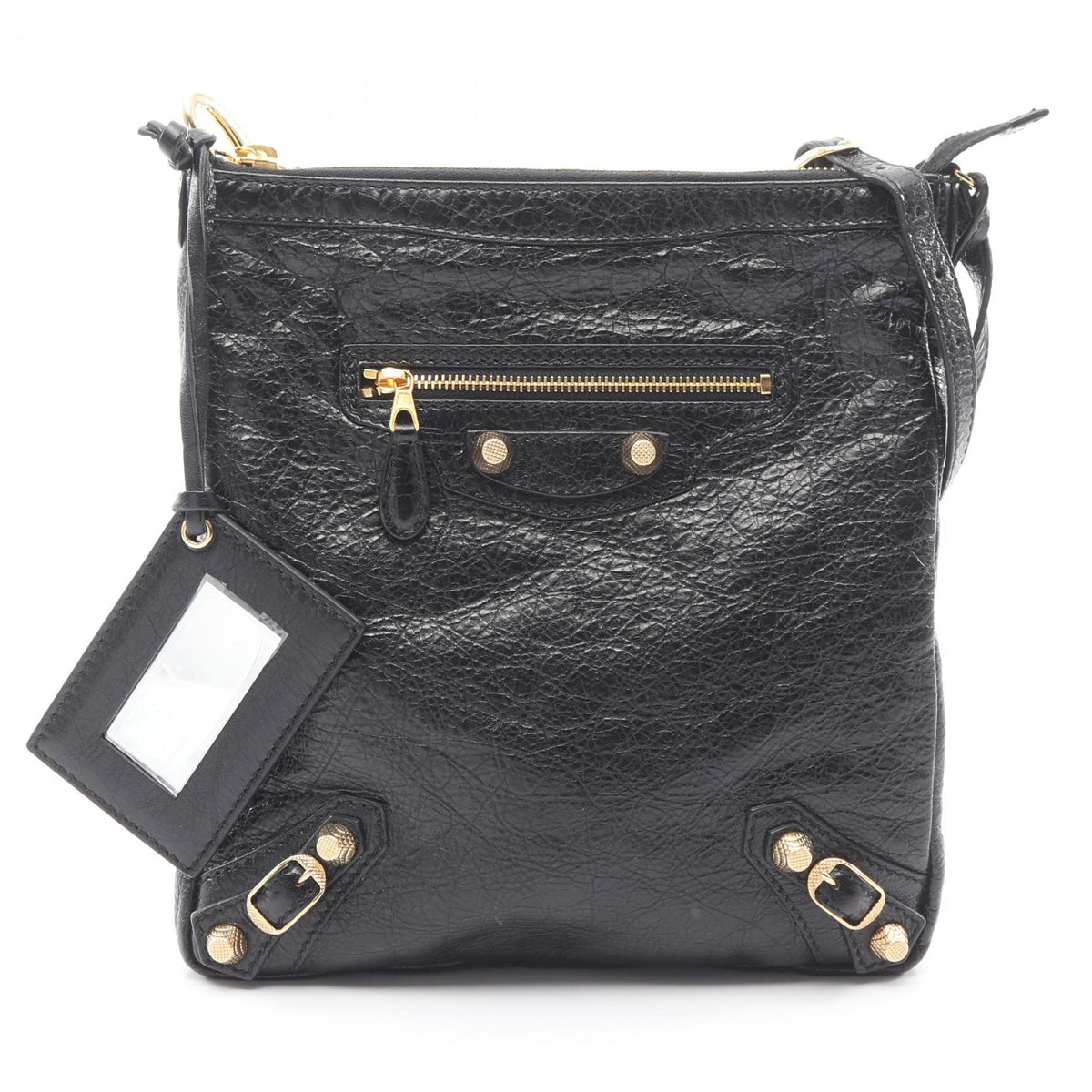 Balenciaga Classic Flat Crossbody · Leather