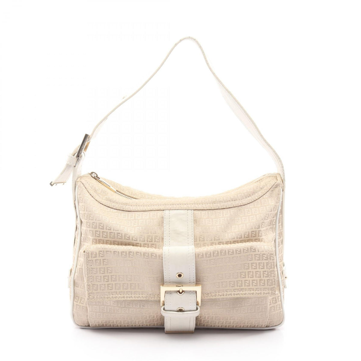 Fendi Micro FF Shoulder Bag · Canvas