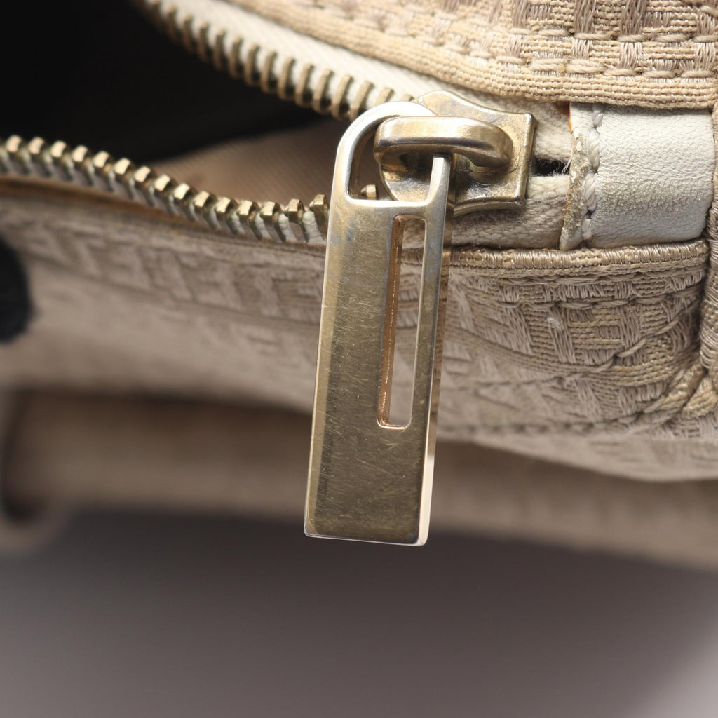 Fendi Micro FF Shoulder Bag · Canvas
