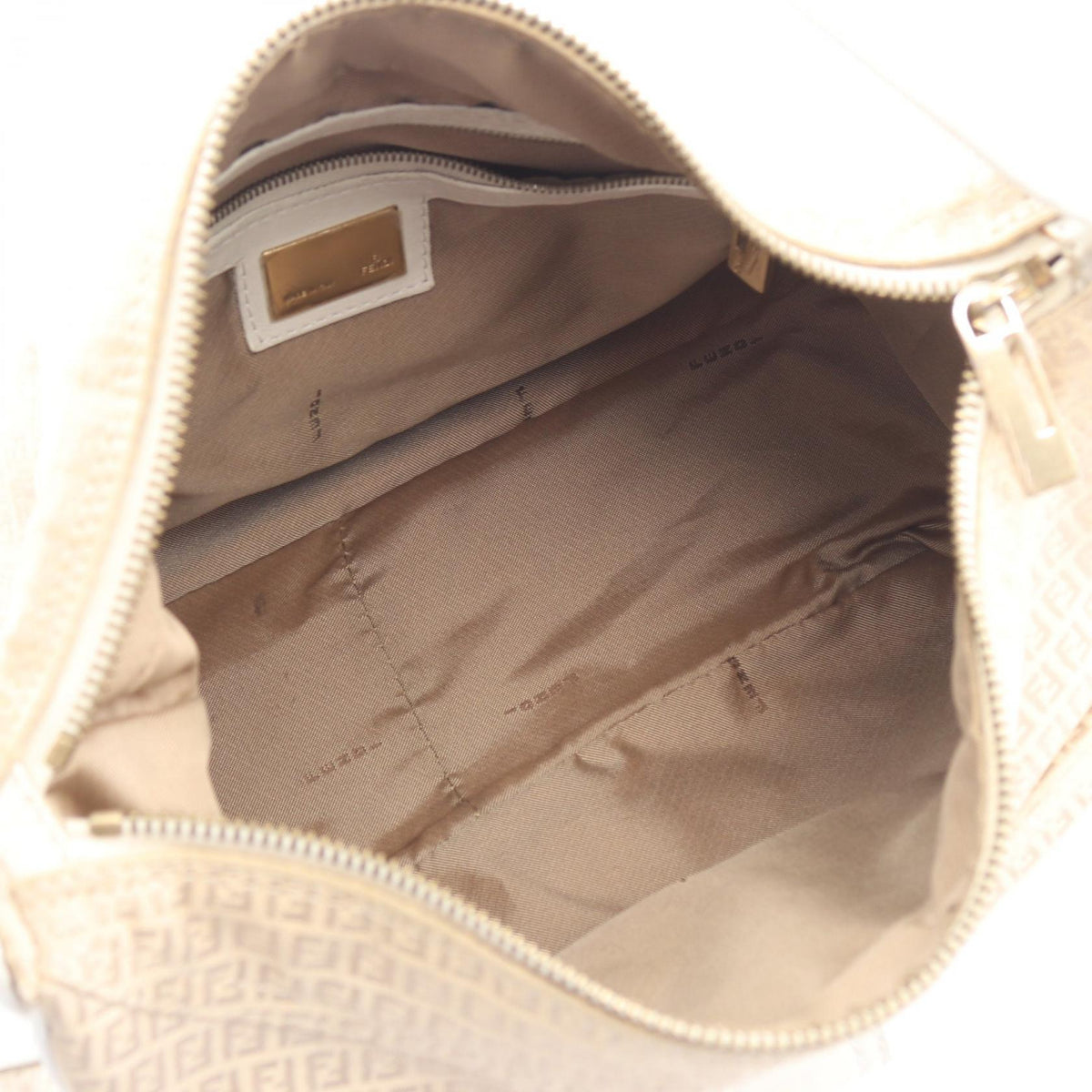 Fendi Micro FF Shoulder Bag · Canvas