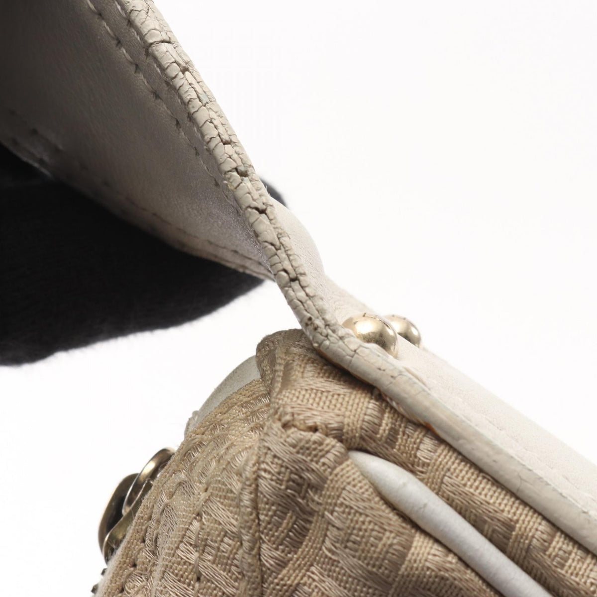 Fendi Micro FF Shoulder Bag · Canvas