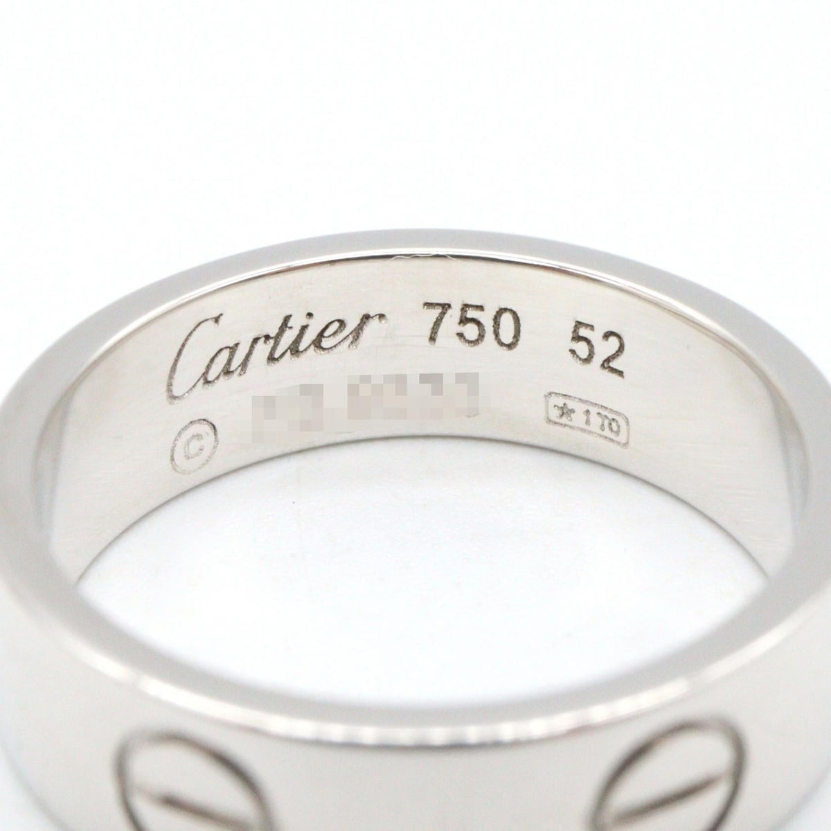 Cartier Love · 18K White Gold Ring