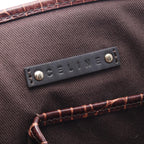CELINE Macadam · Croco Embossed Tote