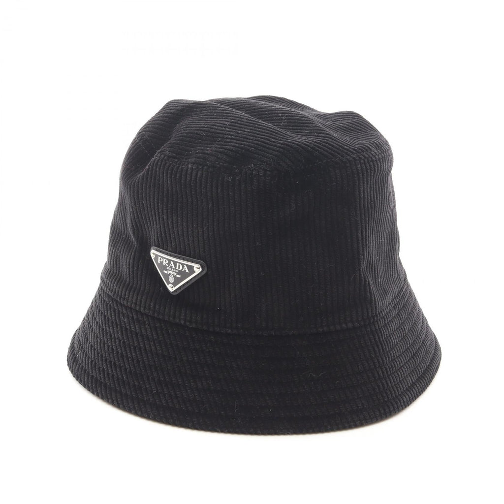 Prada Triangular Plate · Corduroy Bucket Hat
