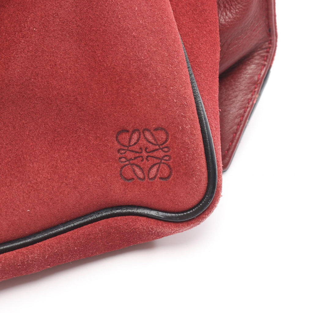 LOEWE Anagram Clutch · Suede