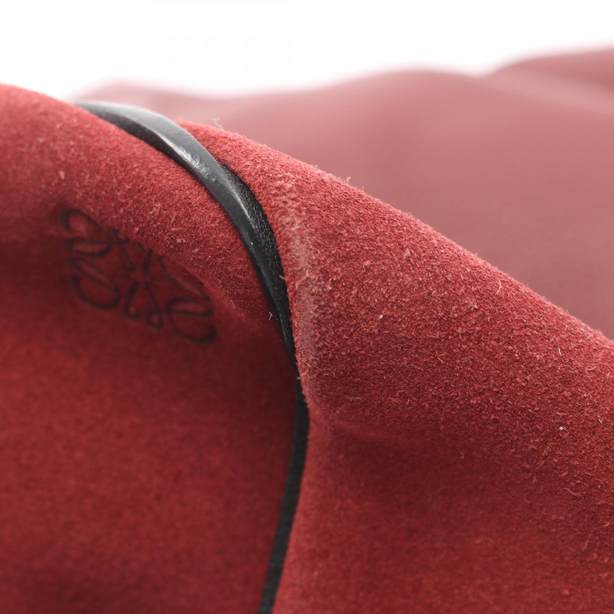LOEWE Anagram Clutch · Suede