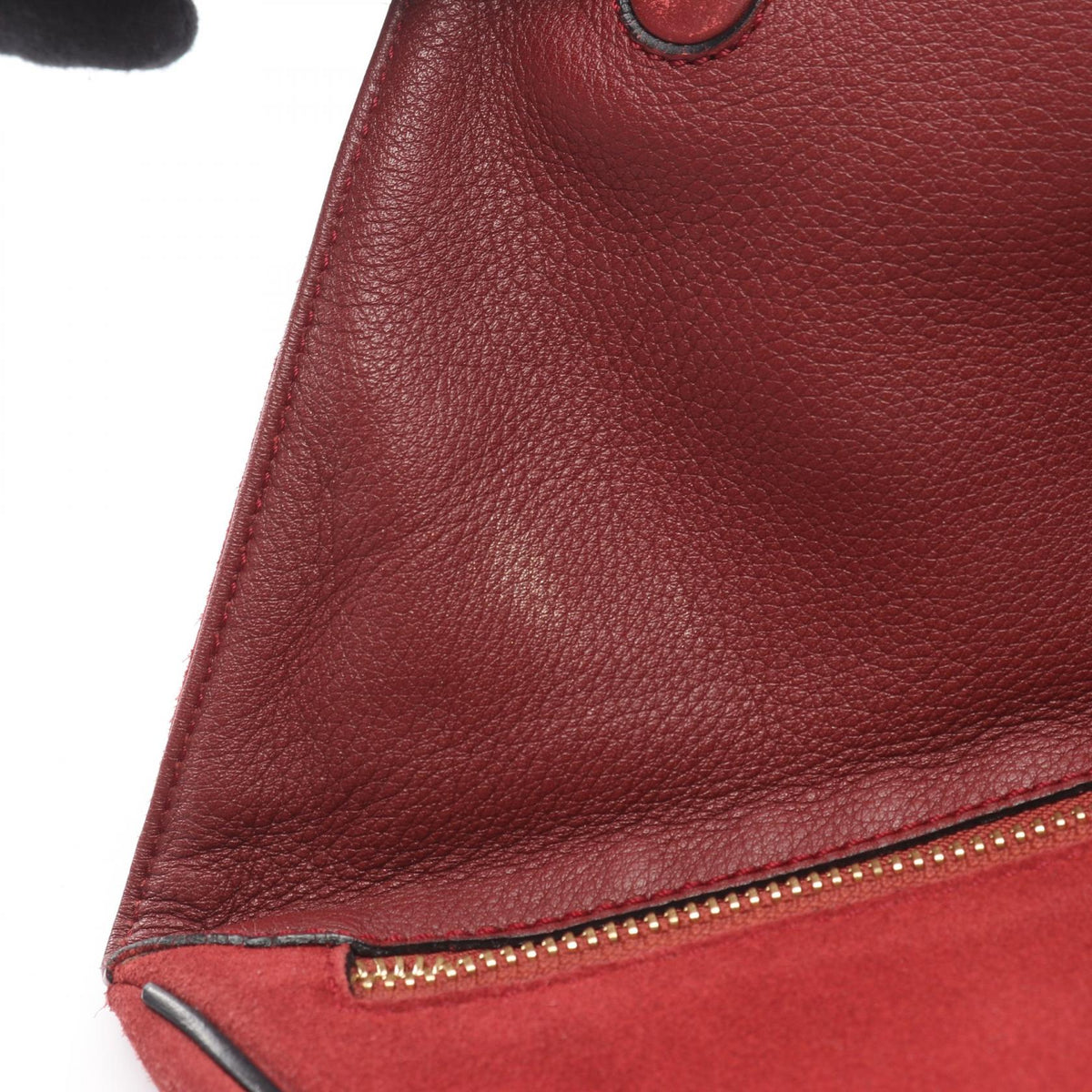 LOEWE Anagram Clutch · Suede