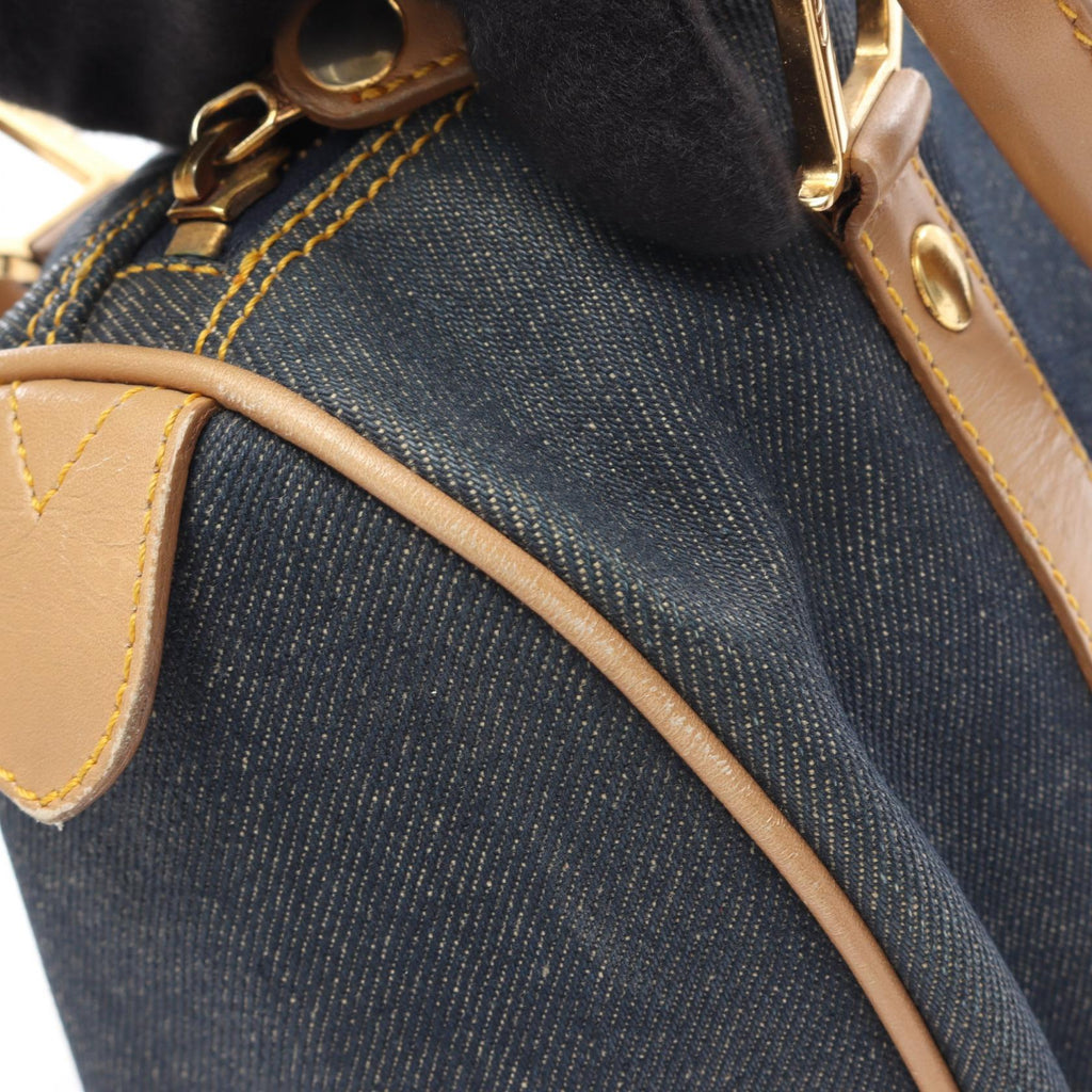 DIOR Mini Duffle · Denim Leather