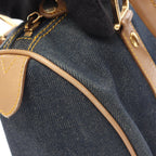 DIOR Mini Duffle · Denim Leather