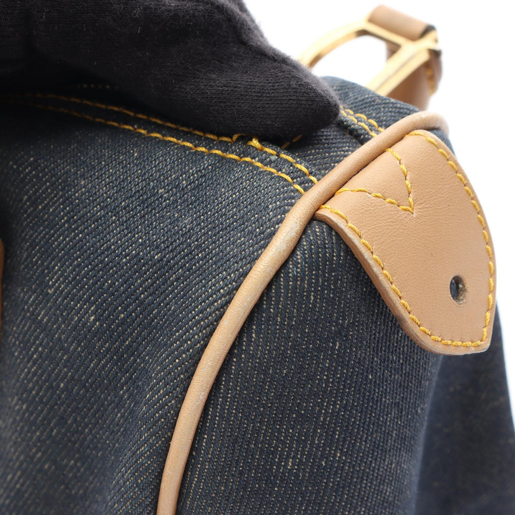 DIOR Mini Duffle · Denim Leather