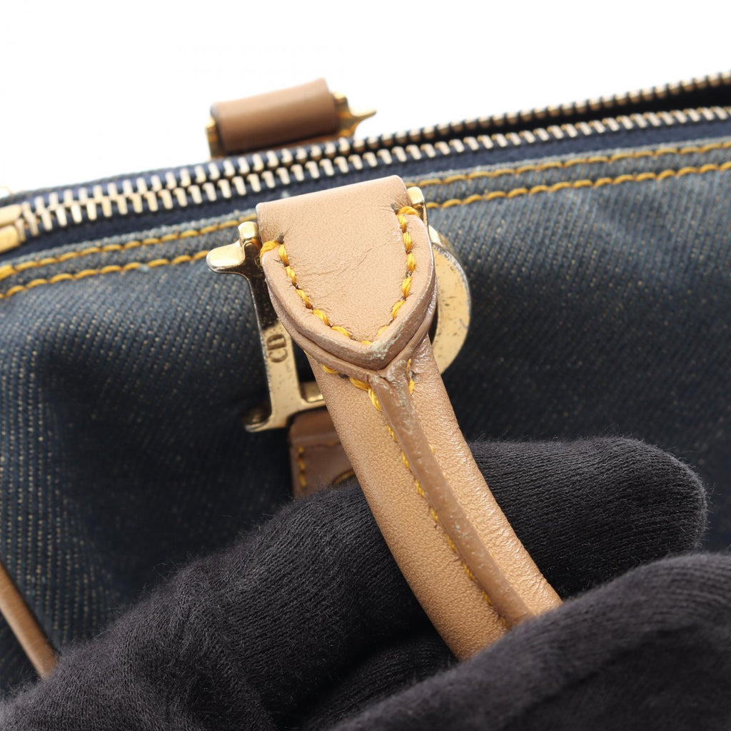 DIOR Mini Duffle · Denim Leather