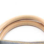 DIOR Mini Duffle · Denim Leather