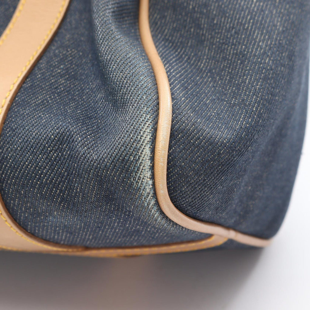 DIOR Mini Duffle · Denim Leather