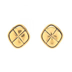 CHANEL Matelassé Earrings · Gold Plated
