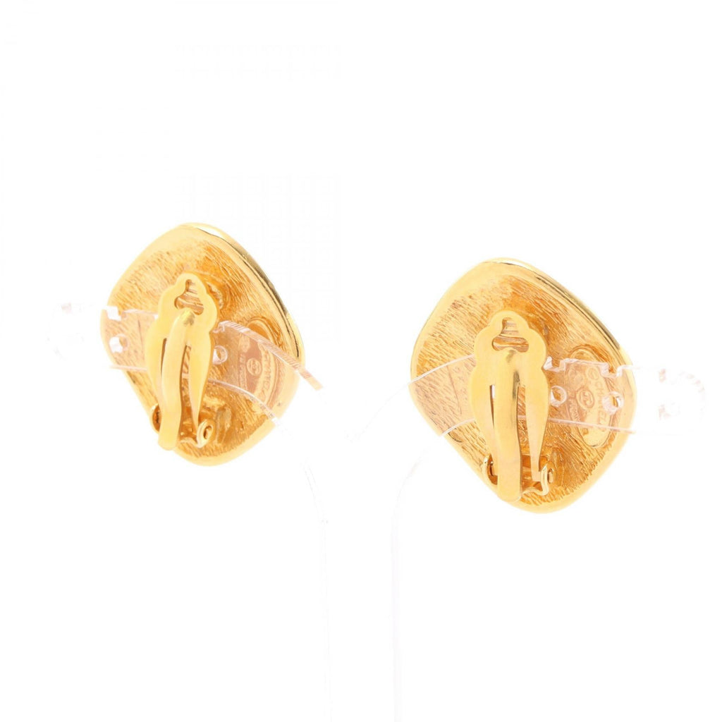 CHANEL Matelassé Earrings · Gold Plated