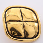 CHANEL Matelassé Earrings · Gold Plated