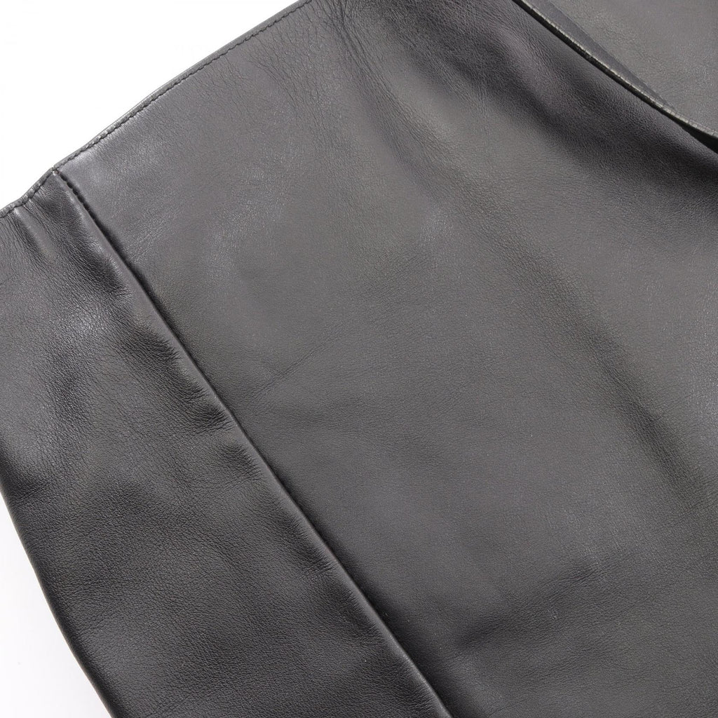 SAINT LAURENT PARIS Leather Tote · With Pouch