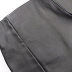 SAINT LAURENT PARIS Leather Tote · With Pouch