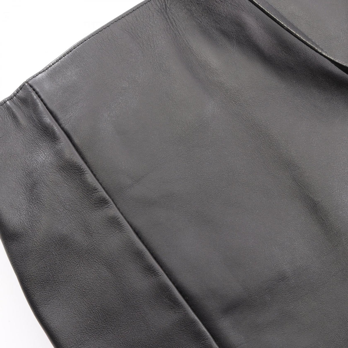 SAINT LAURENT PARIS Leather Tote · With Pouch