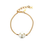 CHANEL CC Ball · Rhinestone Bracelet