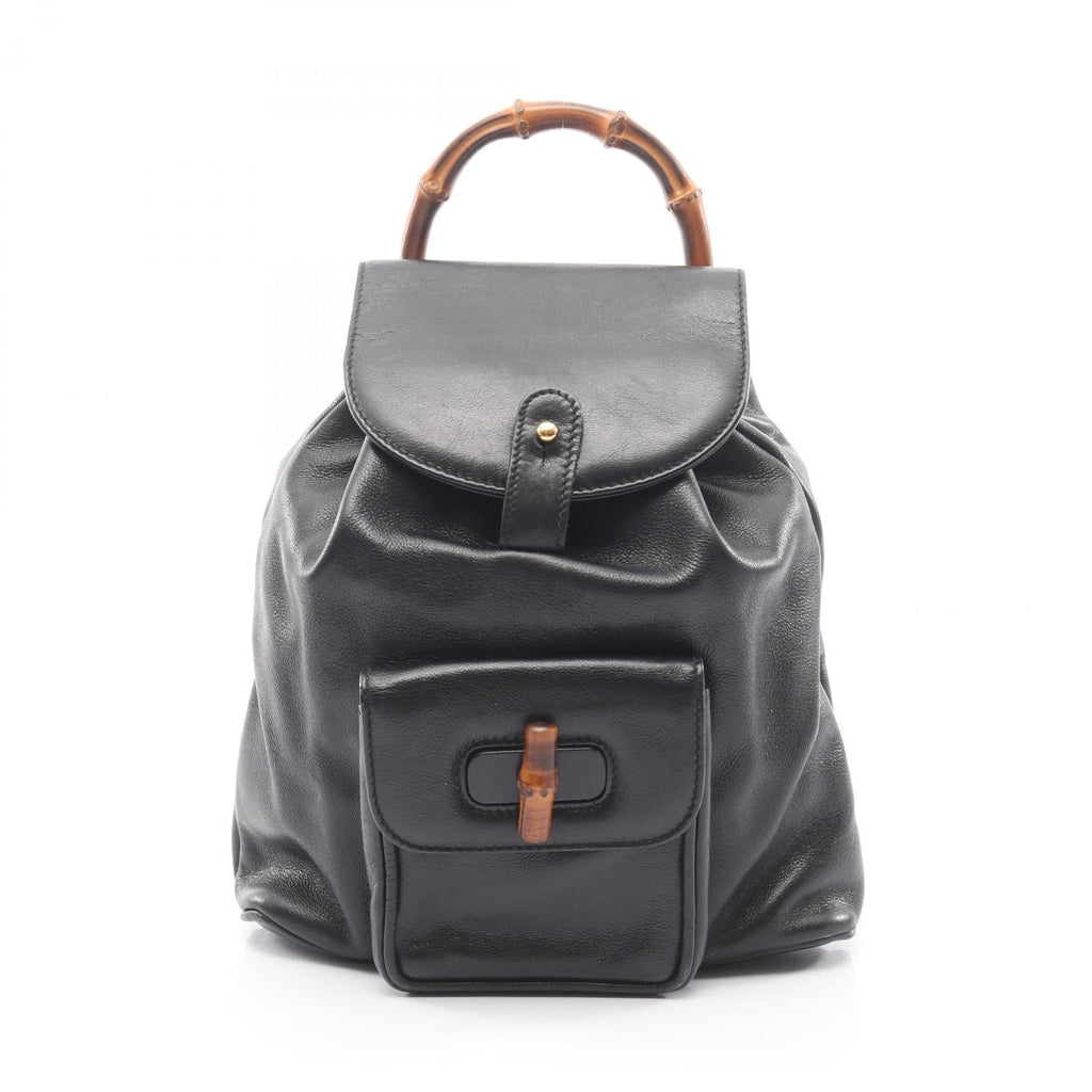 Gucci Bamboo · Leather Rucksack