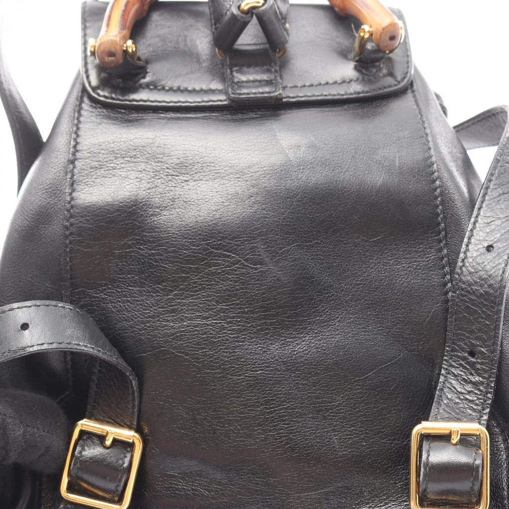 Gucci Bamboo · Leather Rucksack