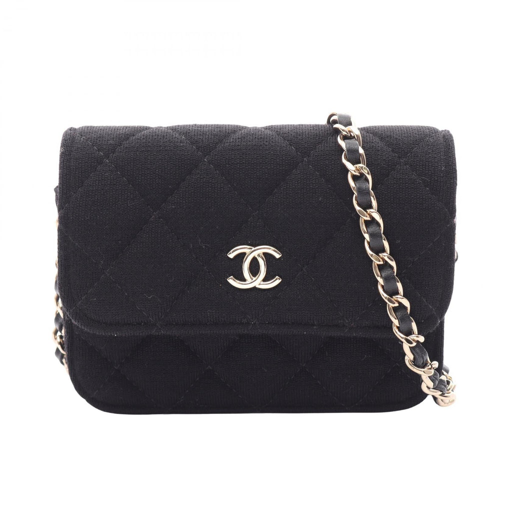 CHANEL Matelassé · Cotton · Chain Shoulder