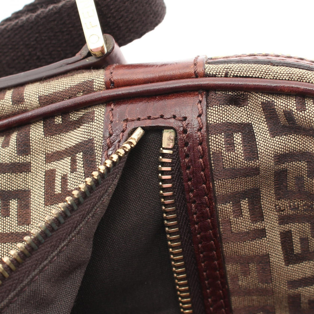 Fendi Zucchino · Canvas Leather