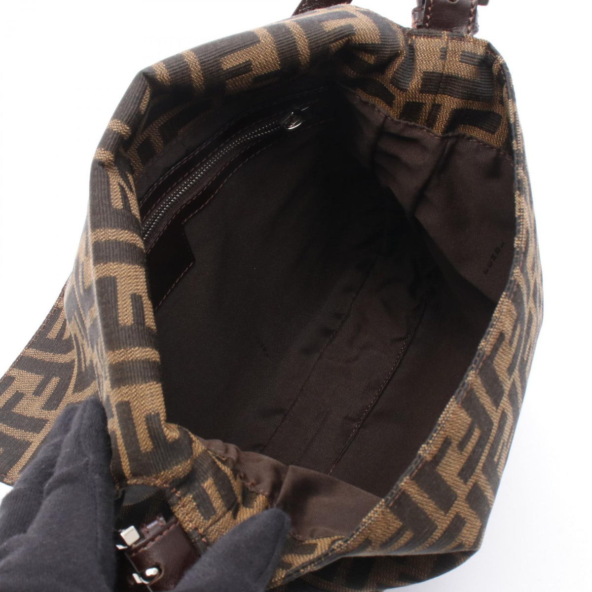 Fendi Zucca · Canvas Shoulder Bag