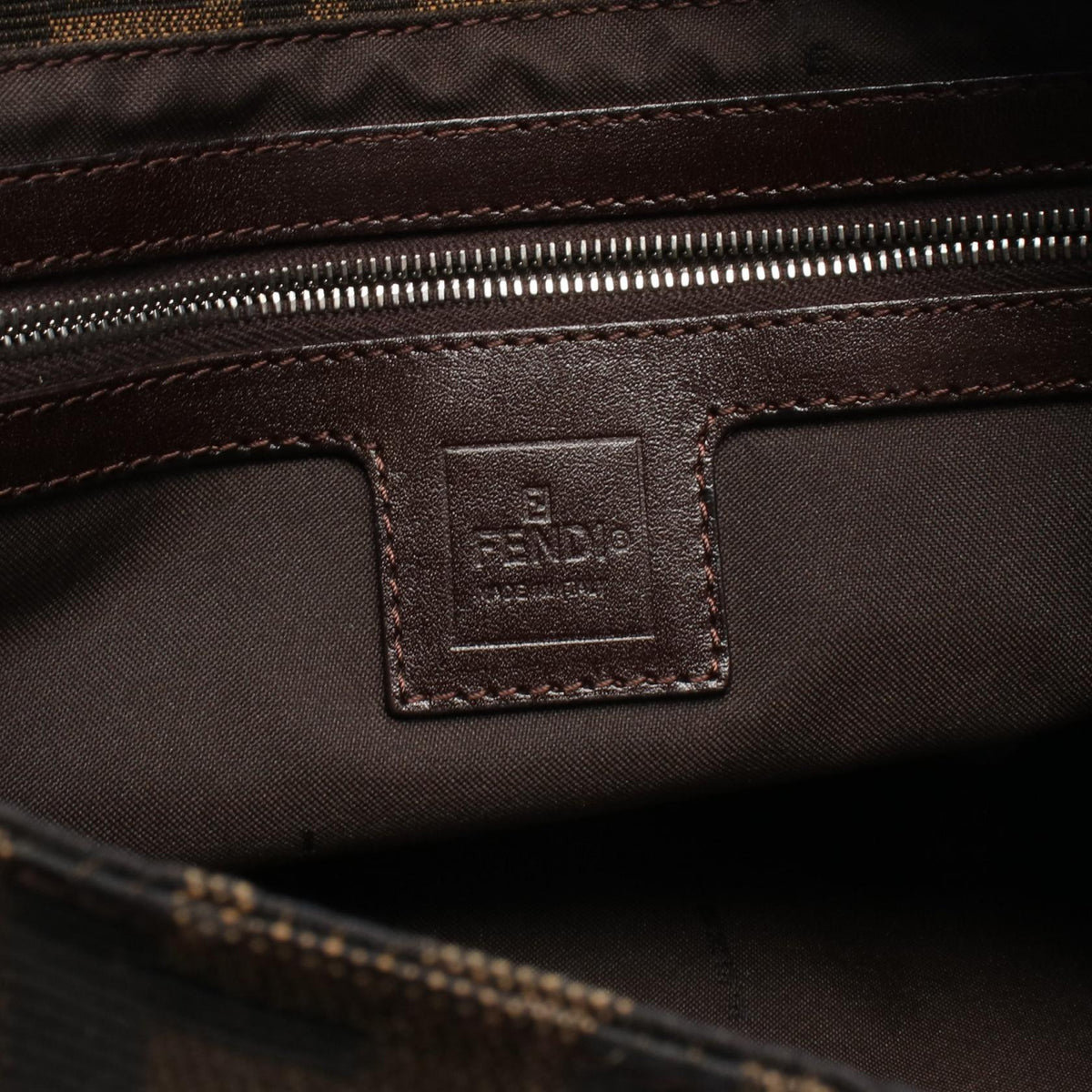 Fendi Zucca · Canvas Shoulder Bag