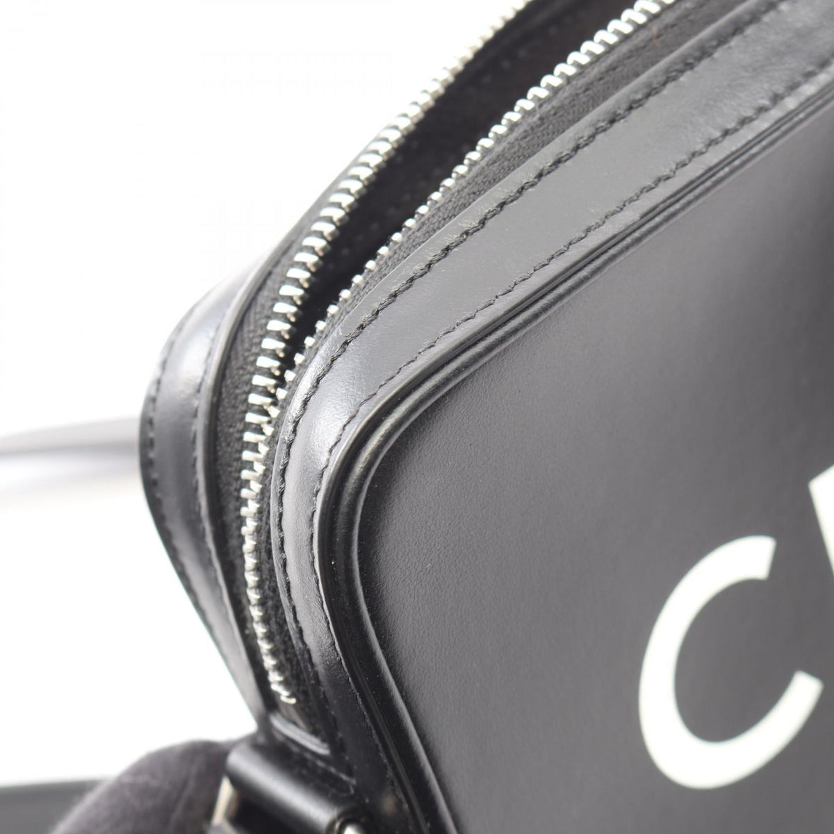 CELINE Medium Logo Messenger · Leather