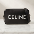 CELINE Medium Logo Messenger · Leather