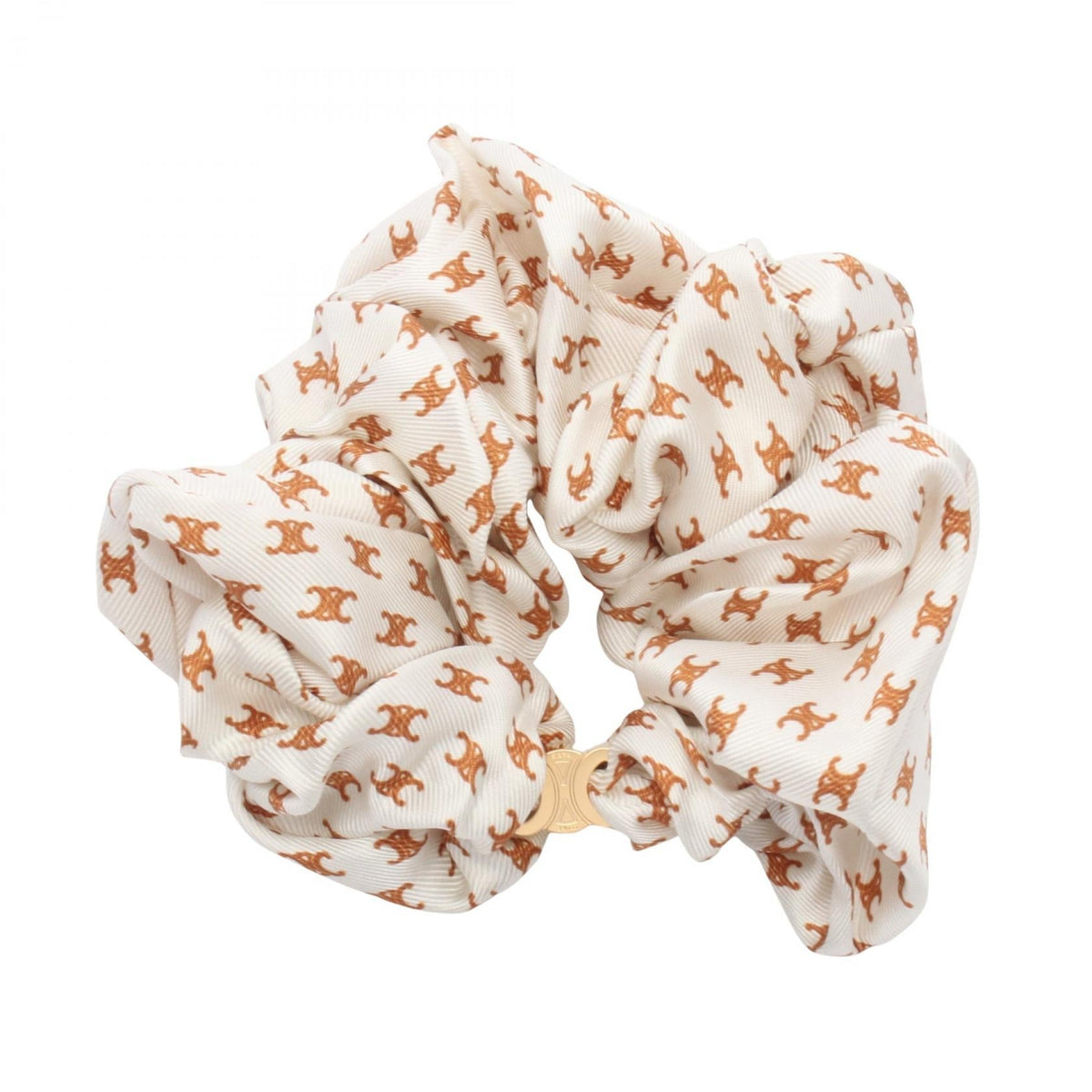 Celine Triomphe · Silk Scrunchie