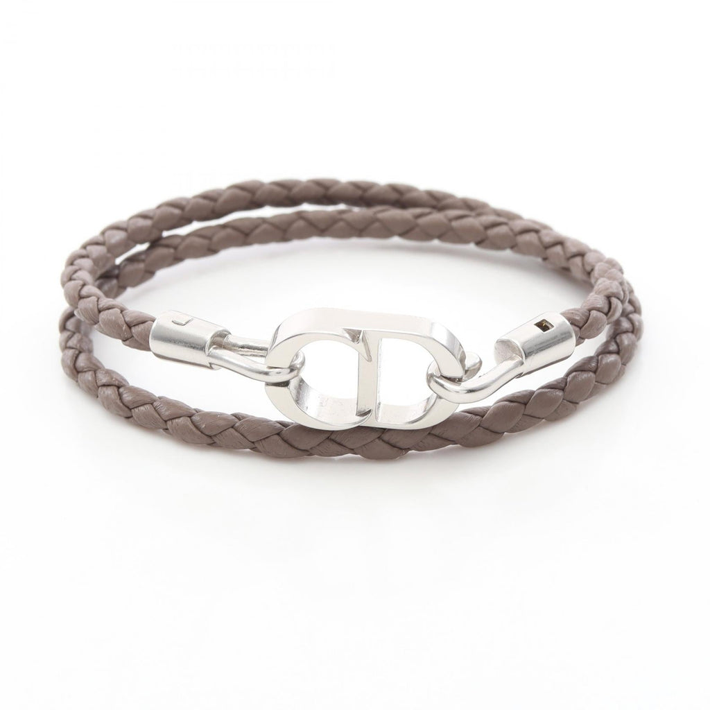 Dior CD Icon · Braided Leather Bracelet