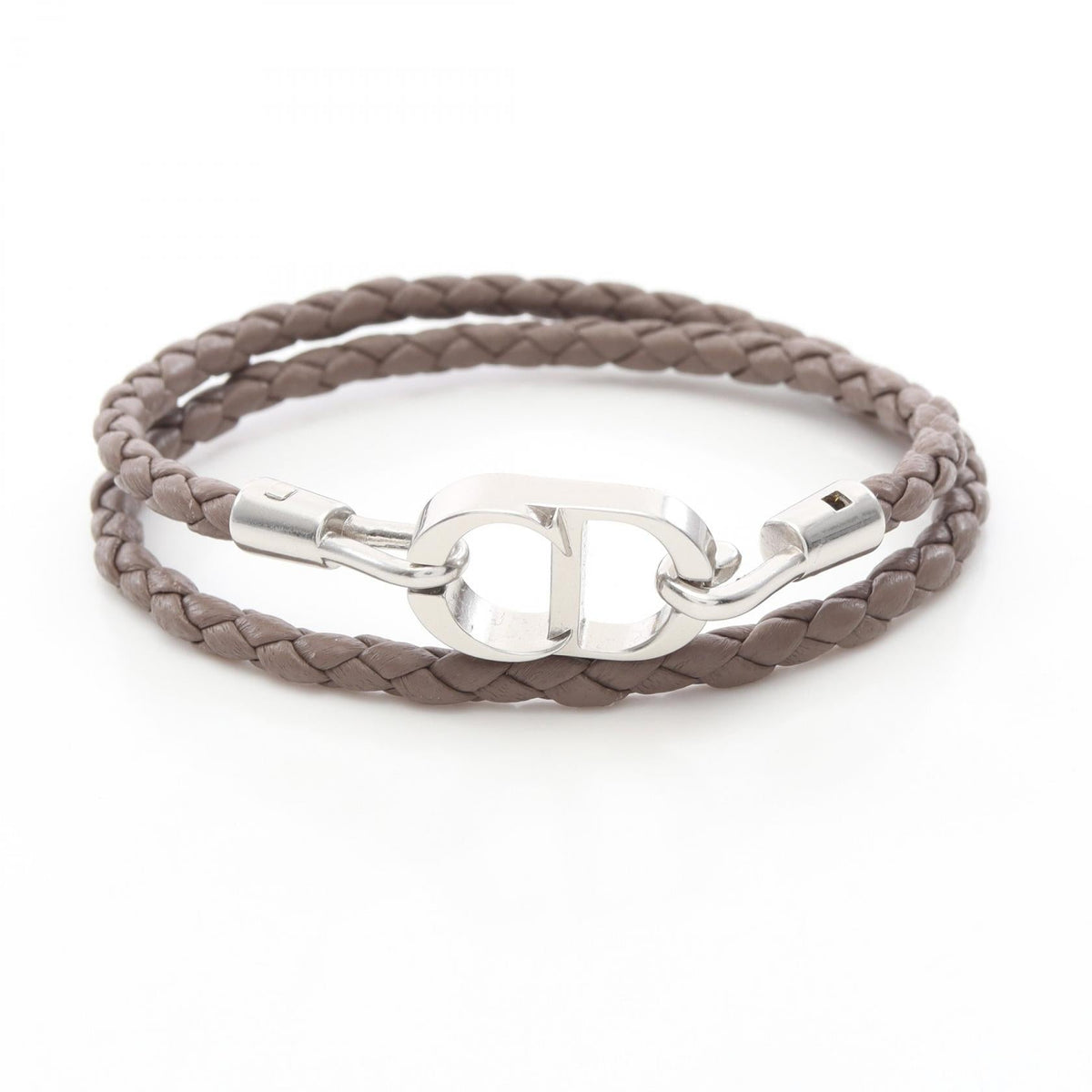 Dior CD Icon · Braided Leather Bracelet
