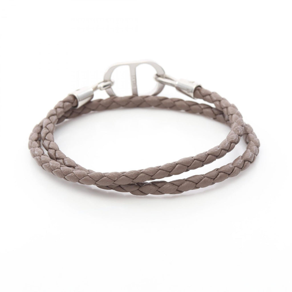 Dior CD Icon · Braided Leather Bracelet
